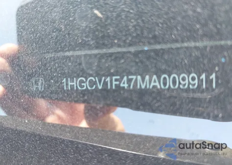 2021 Honda Accord Sport Se z USA, uszkodzony, nr VIN 1HGCV1F47MA009911